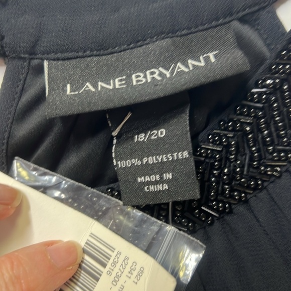Lane Bryant Beaded Asymmetrical Hem Blouse - Picture 4 of 4